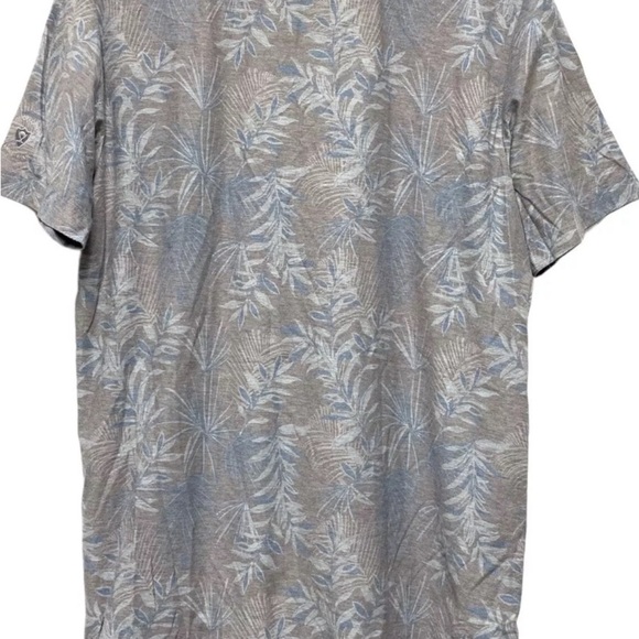 New! Travis Mathew Golf Polo Shirt Blue Patio Time Tropical Men's XL NWT - Picture 2 of 10